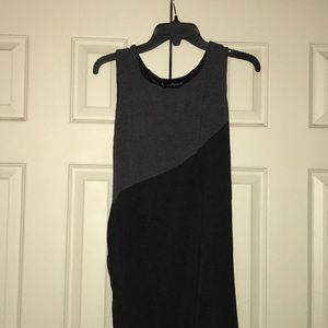 Gray Asymmetrical Dress